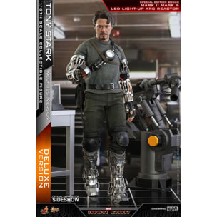 Iron Man Movie Masterpiece Action Figura 1/6 Tony Stark (mech Test Deluxe Version) 30 Cm Hot Toys