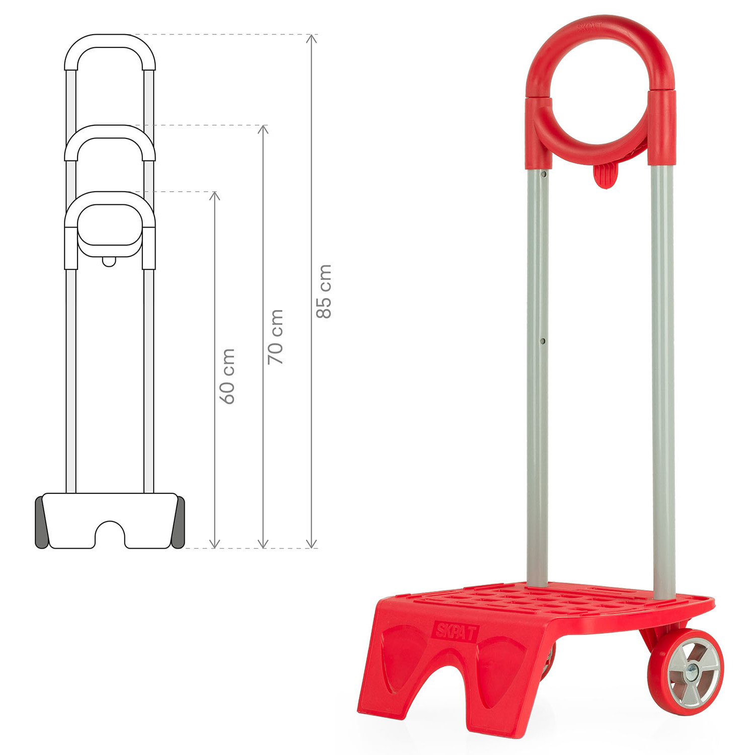 Carro Escolar Skpat Rojo