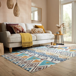 Tapis lavable en machine AZTEC Multicolore