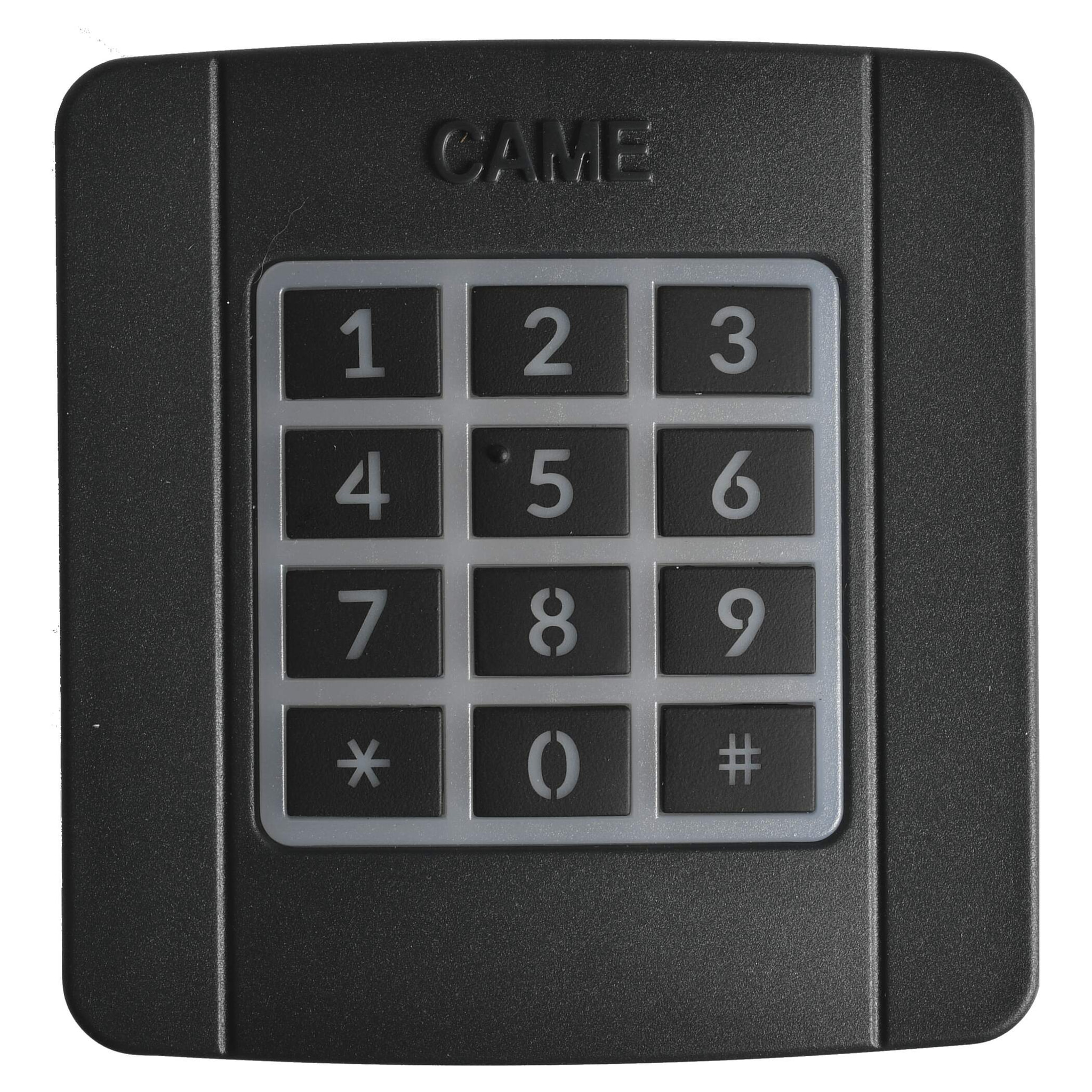 Clavier à code radio 433,92 MHz, 12 boutons, applique - CAME - 806SL-0170