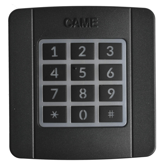 Clavier à code radio 433,92 MHz, 12 boutons, applique - CAME - 806SL-0170