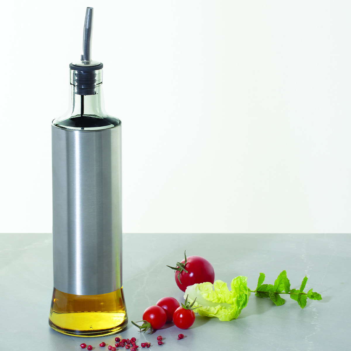 Bouteilles huile/vinaigre métal 050L