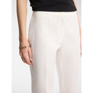 Elena Mirò - Pantalón recto - Blanco