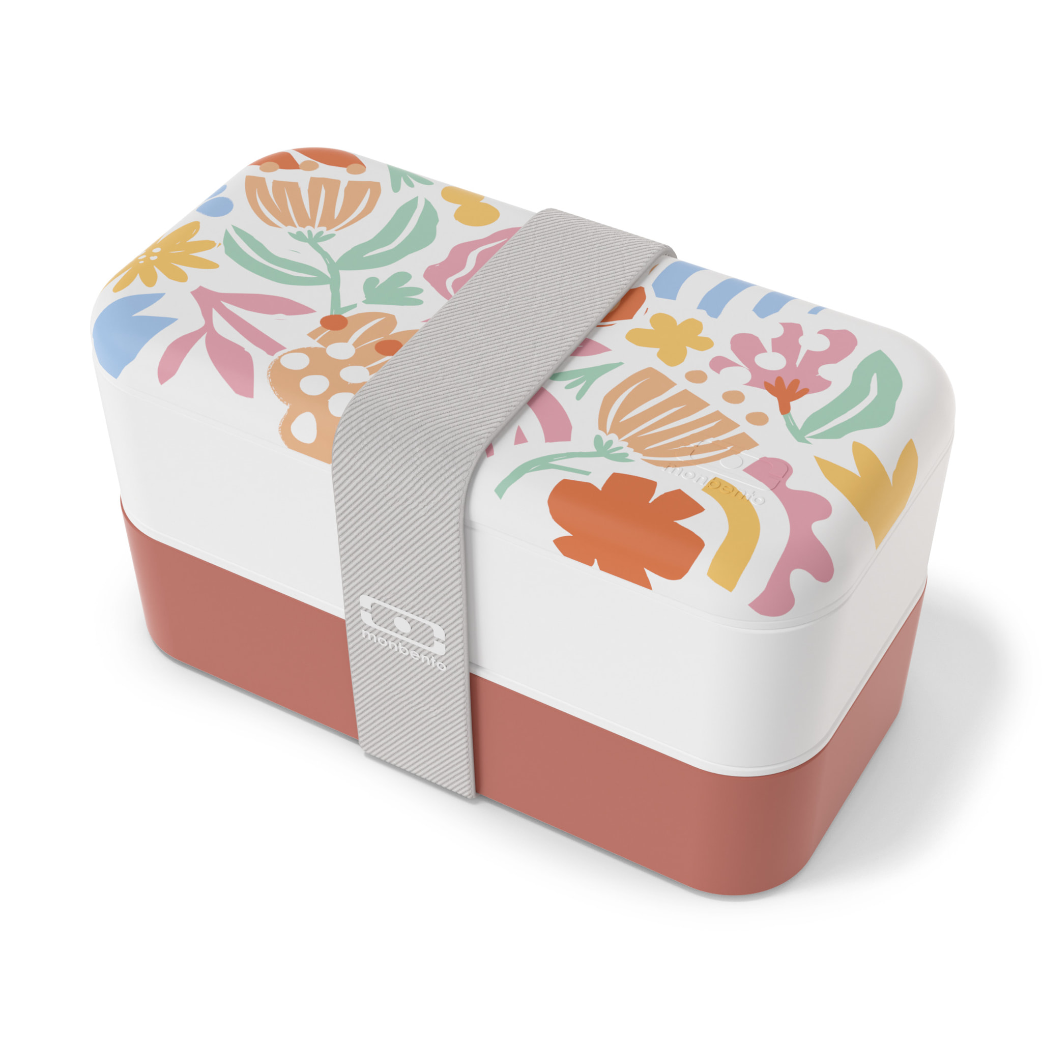 Lunch box 2 compartiments Original 1L Made in France rose Papercut