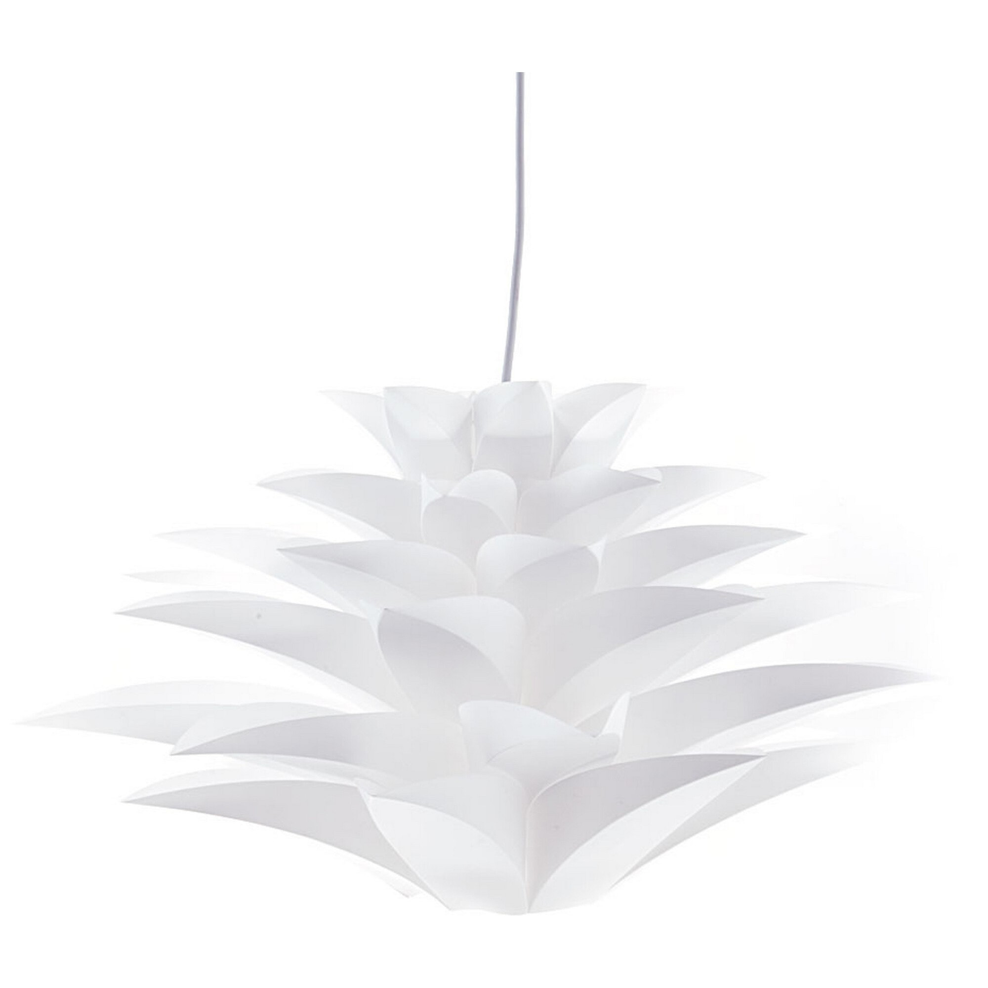 Suspension Tomasucci PETALO, en polypropylène, blanc, 50 × 50 × 29 cm