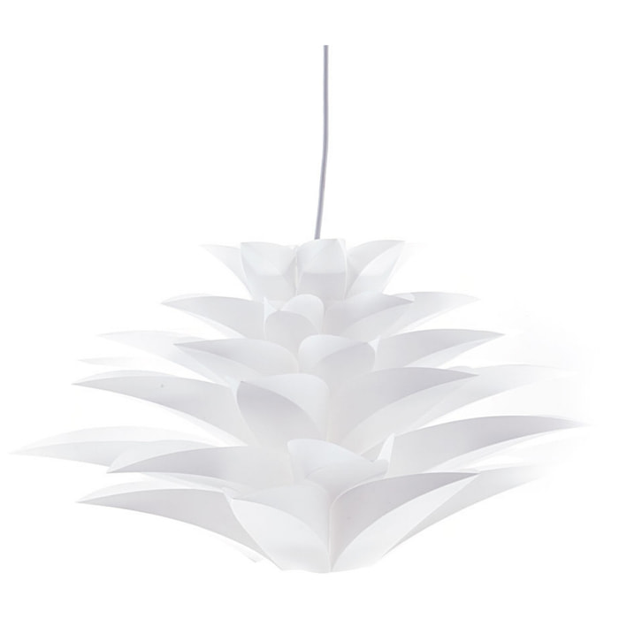 Suspension Tomasucci PETALO, en polypropylène, blanc, 50 × 50 × 29 cm
