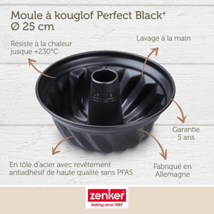 Moule à kouglof 25 cm Zenker PerfectBack+