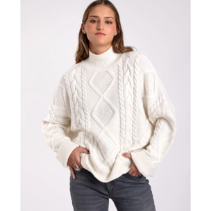 Jersey de mujer de punto ochos.