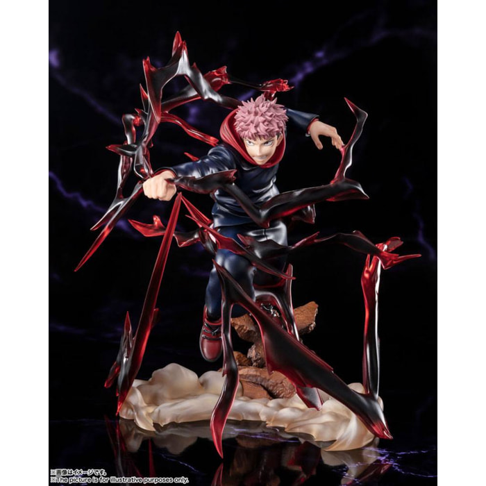 Jujutsu Kaisen Figuartszero Pvc Statua Yuji Itadori 19 Cm Bandai Tamashii Nations