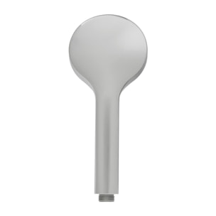 Douchette à main en plastique, 1 jet, buses silicone, chrome brillant (SATBSRS21)