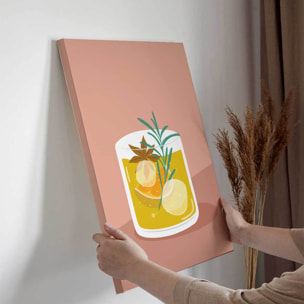 Tableau cocktail épices Toile imprimée
