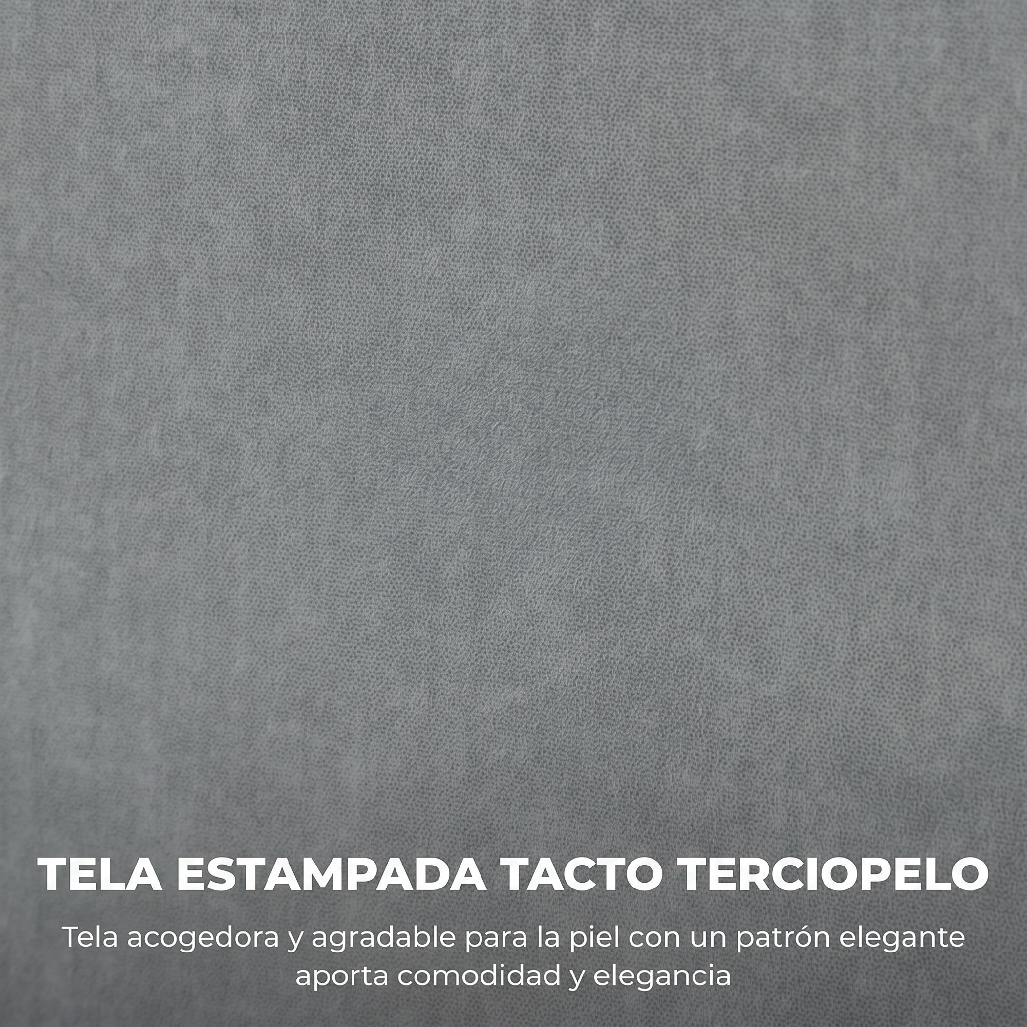 Silla de Oficina con Masaje de Amasamiento de 4 Puntos, Silla de Escritorio con Respaldo Alto, Altura Ajustable, Asiento Amplio, Cojín Lumbar, Basculante, Tapizada en Terciopelo, Gris