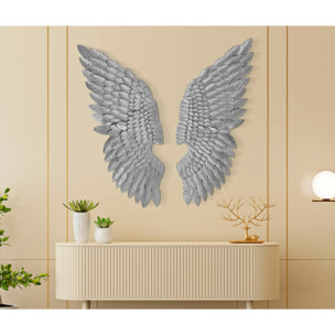 PANNELLO ALI BEAUTY COPPIA SILVER CM 37,5X3X100