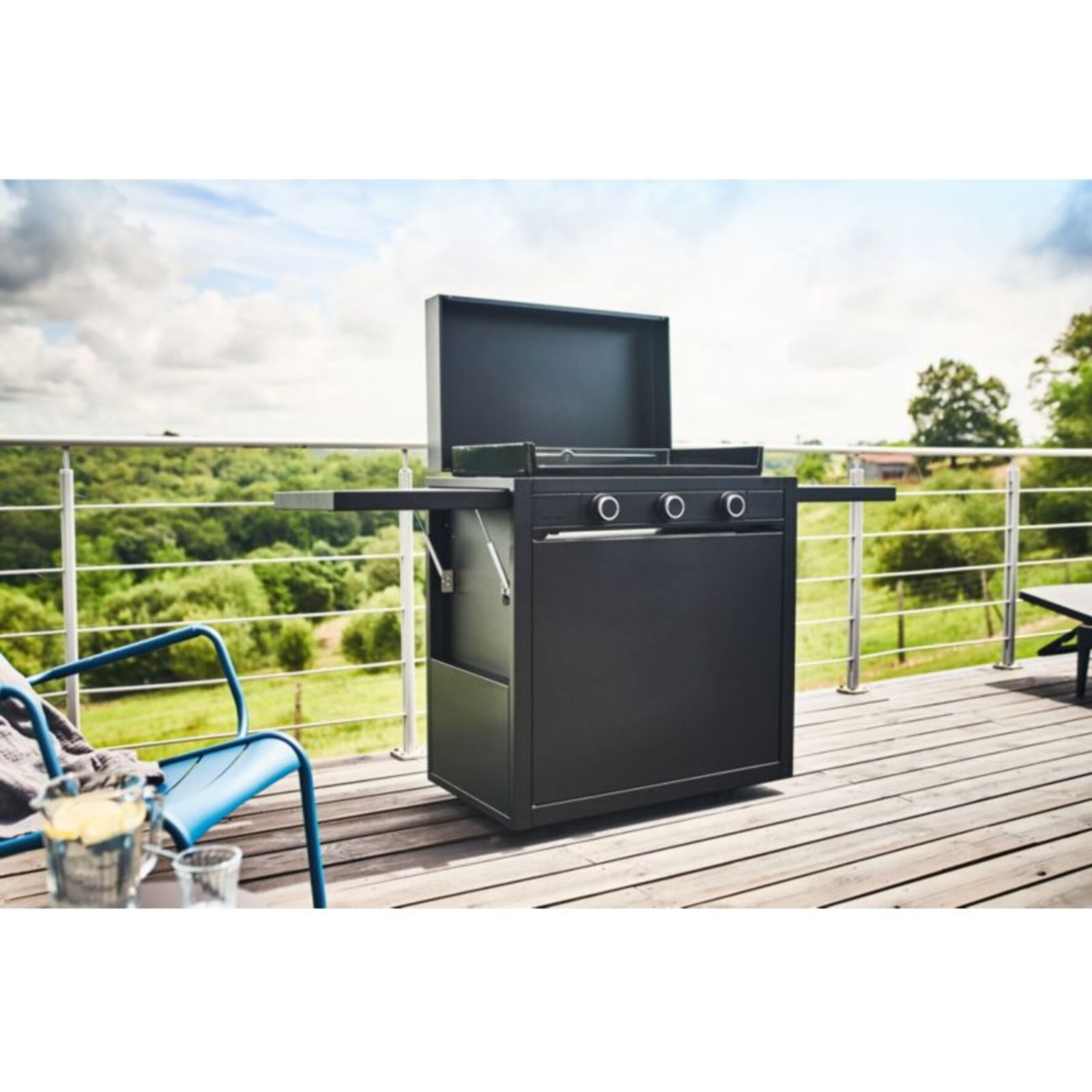 Housse plancha FORGE ADOUR MODERN 75 CHARNIERES