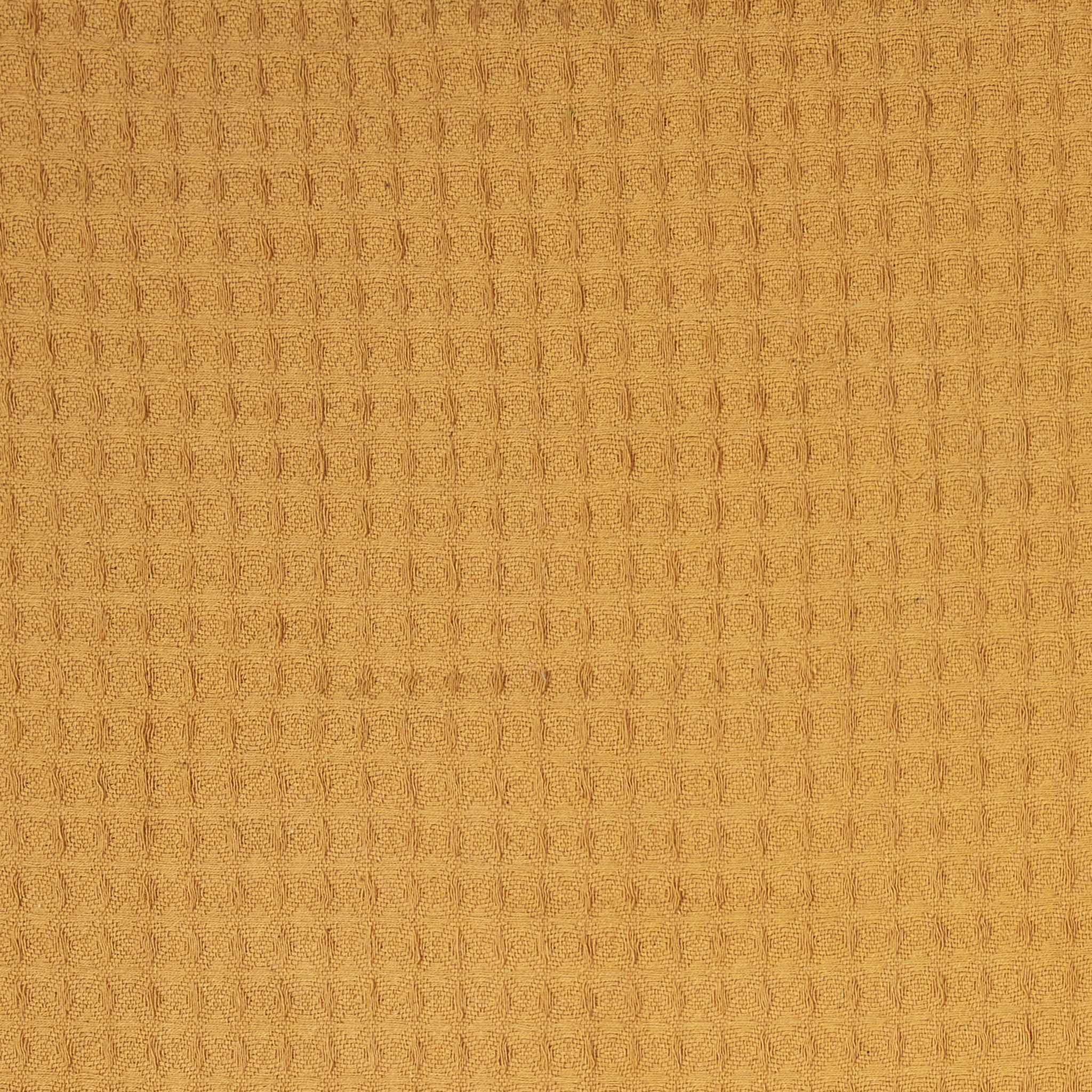 Jeté de Canapé - HOME DECO FACTORY - Gaufre - Jaune - 130 x 160 cm