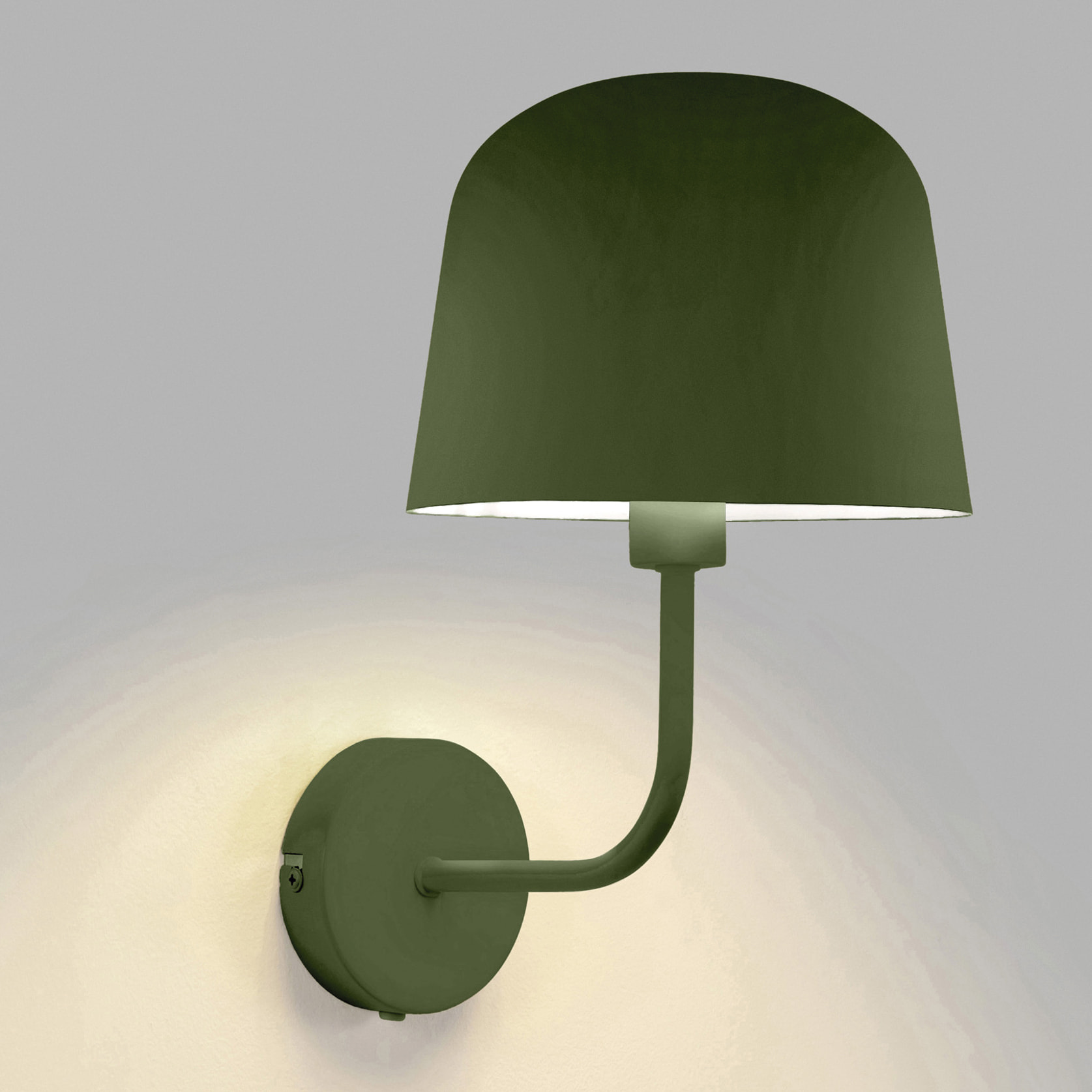 Forlight Fres aplique exterior verde para bombilla E14