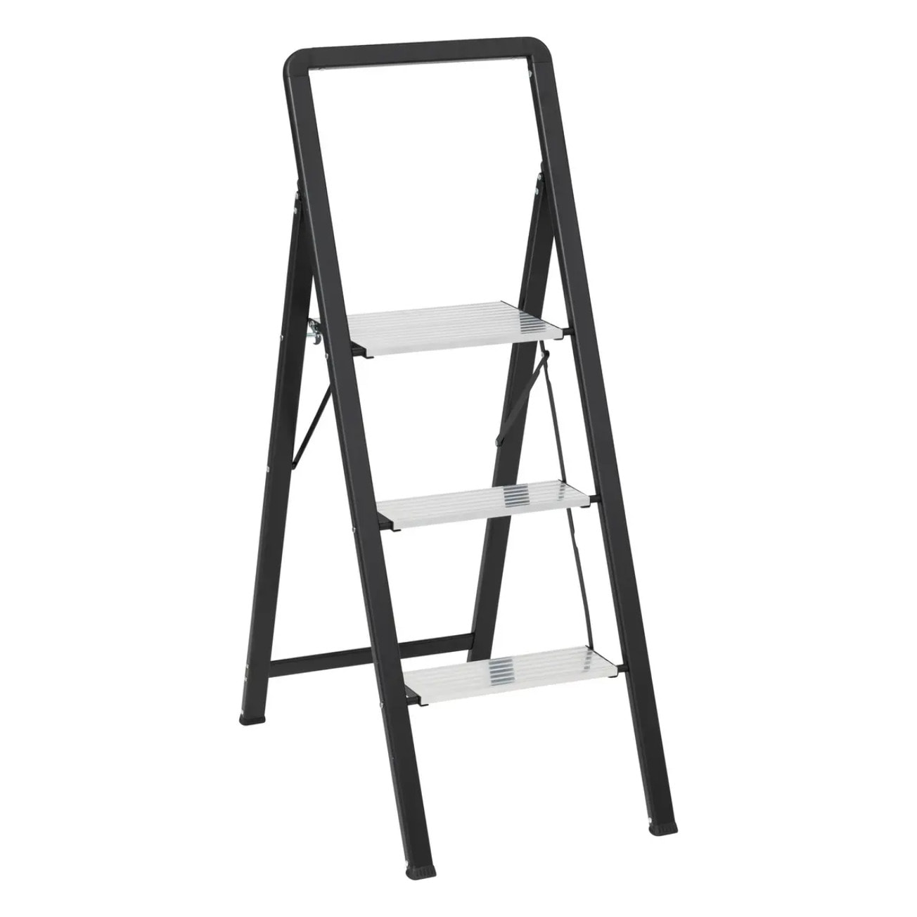 Marchepied en aluminium gris 3 marches H105cm