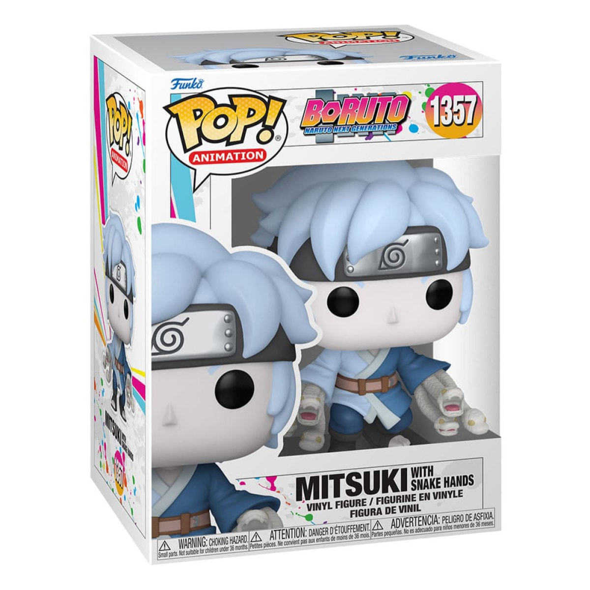 Boruto Naruto Next Generations Funko Pop Figura Mitsuki con Mani di Serpente 9 Cm