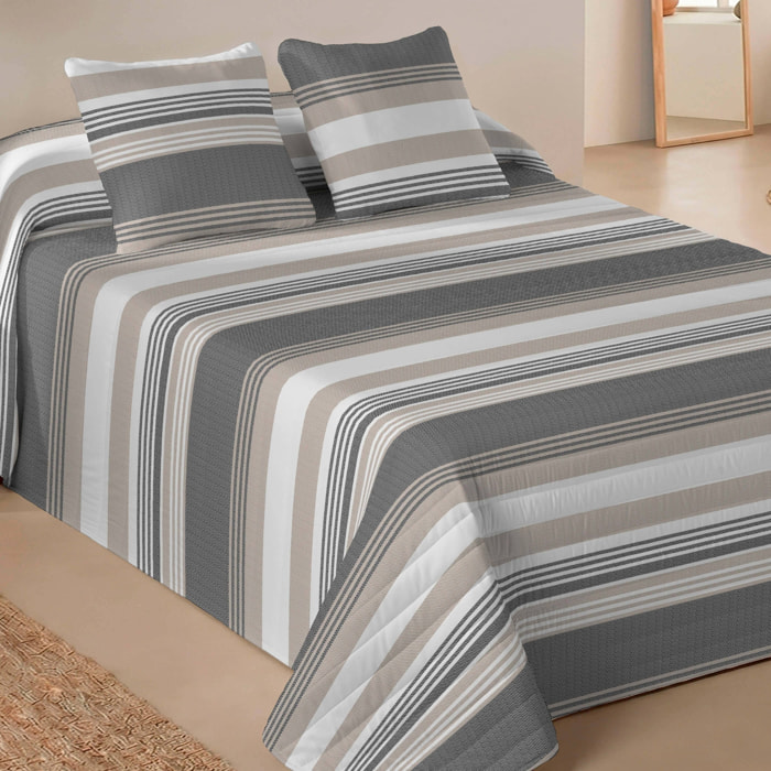 Colcha Bouti Estampada - 2/3 Piezas - 100% Poliéster - Microfibra - 70 gr/m² - William