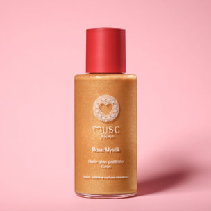 Rose Mystik - Huile Glow Pailletée Corps 100 ml