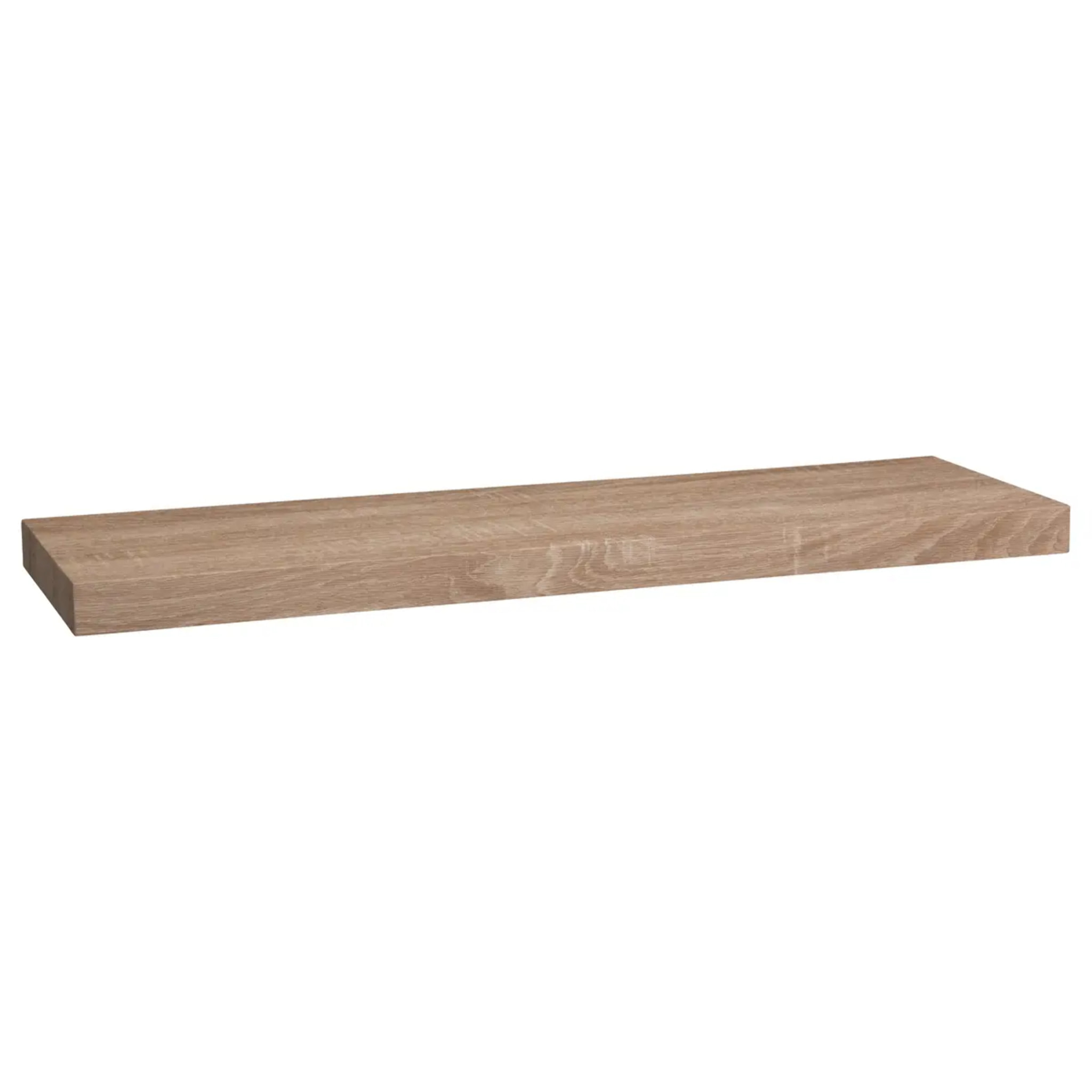 Étagère murale 80cm - Effet bois naturel Fixy