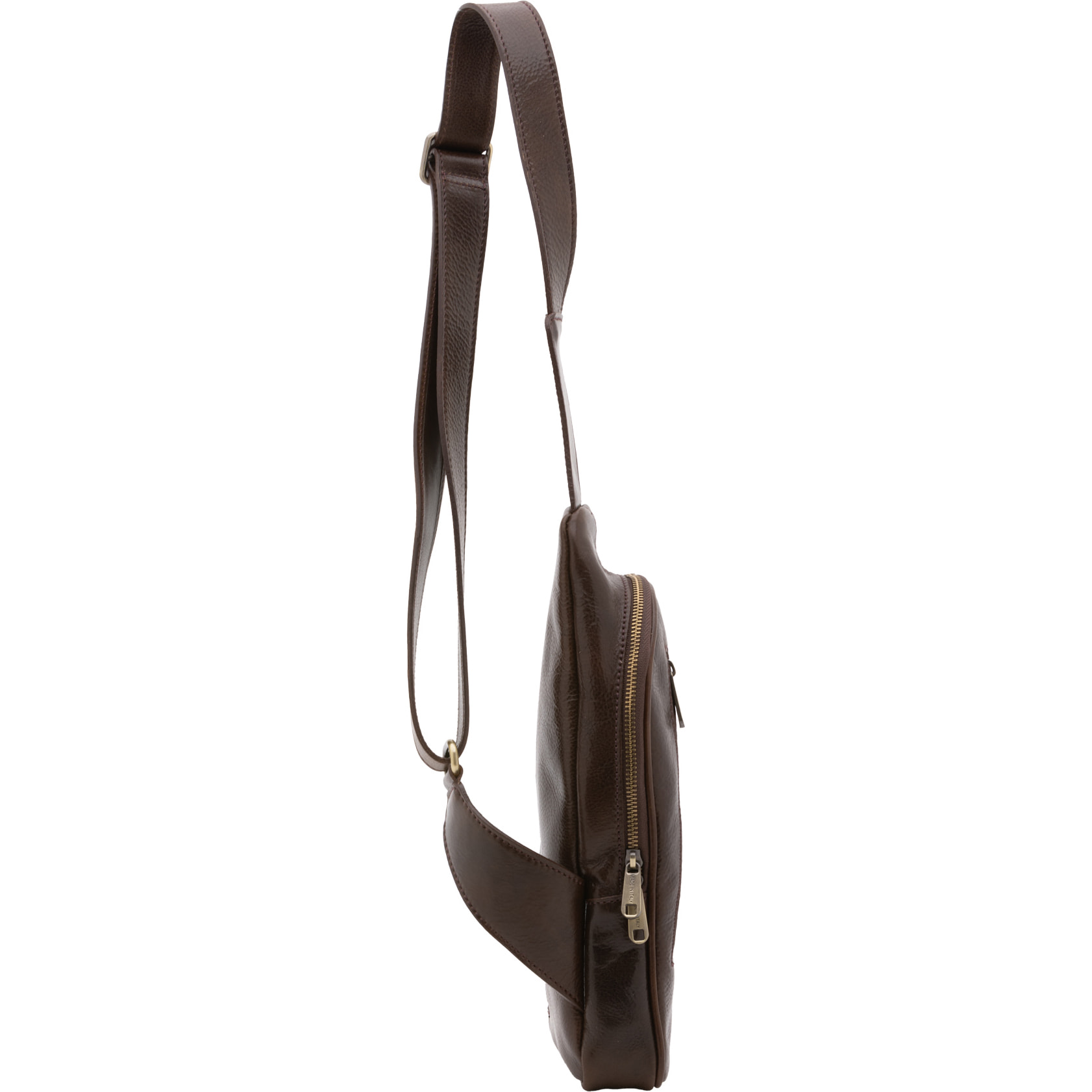 Borsa a tracolla  da uomo In Vera pelle Made in Italy 35x16x5 cm