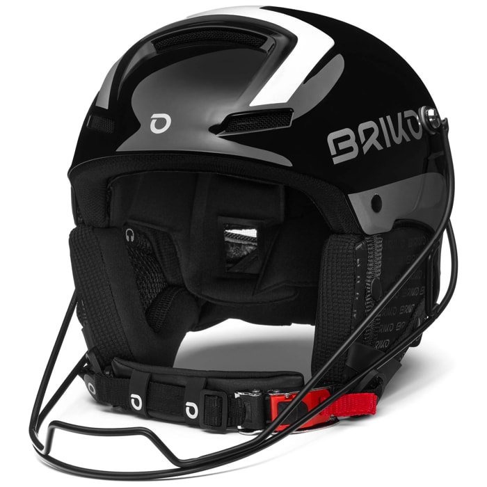 Caschi Briko Uomo Donna Nero Slalom Epp