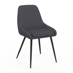 Chaises Ornella - Gris