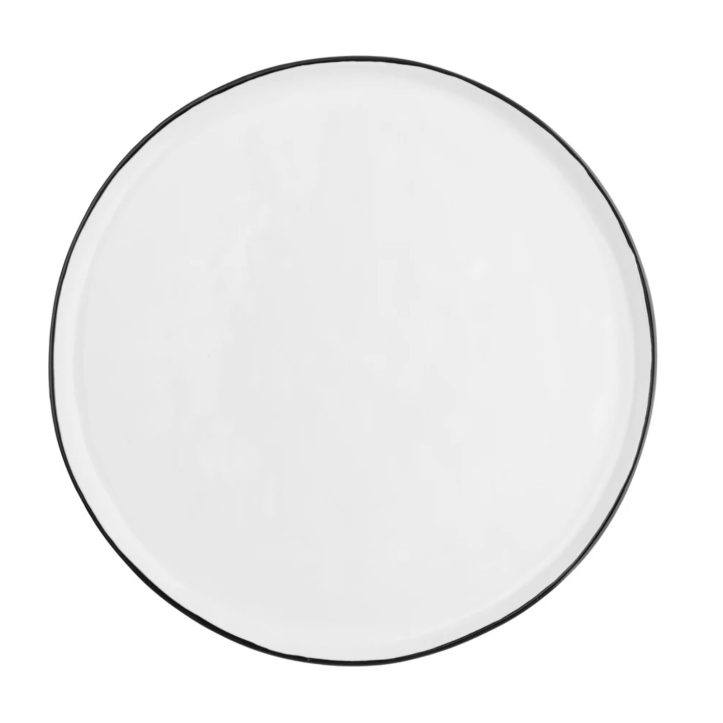 Assiette PURE Ø27,5cm - 4 pièces - Blanc Neige