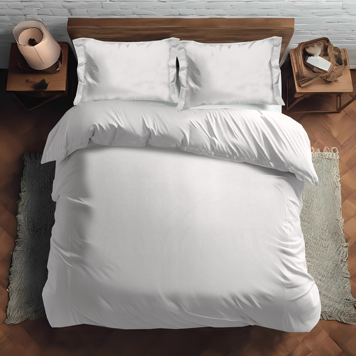 Parure copripiumino bianco