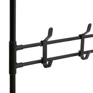 Vestiaire "Intissa" 5 étagères en acier noir H170cm