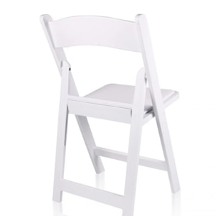 Pack 4 sillas plegables Pleggo Blanco
