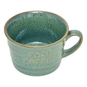 Tasse Café bleu emeraude 26cl