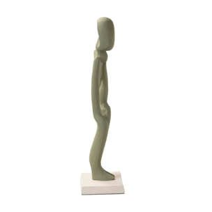 Figura Aluminio Verde 17x10x37 Cm