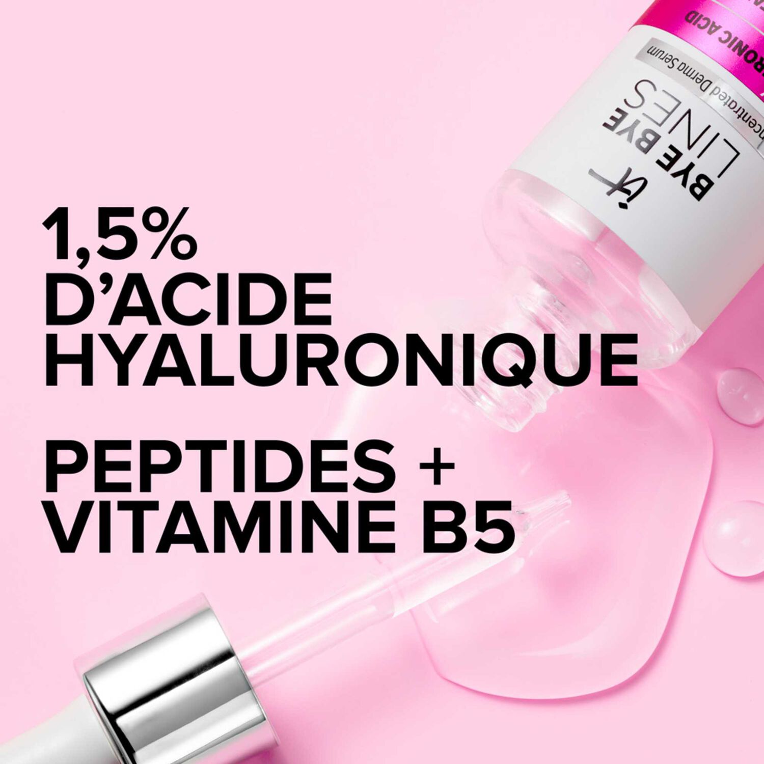 Bye Bye Lines - Sérum Anti-Ride à l'Acide Hyaluronique 30 ml