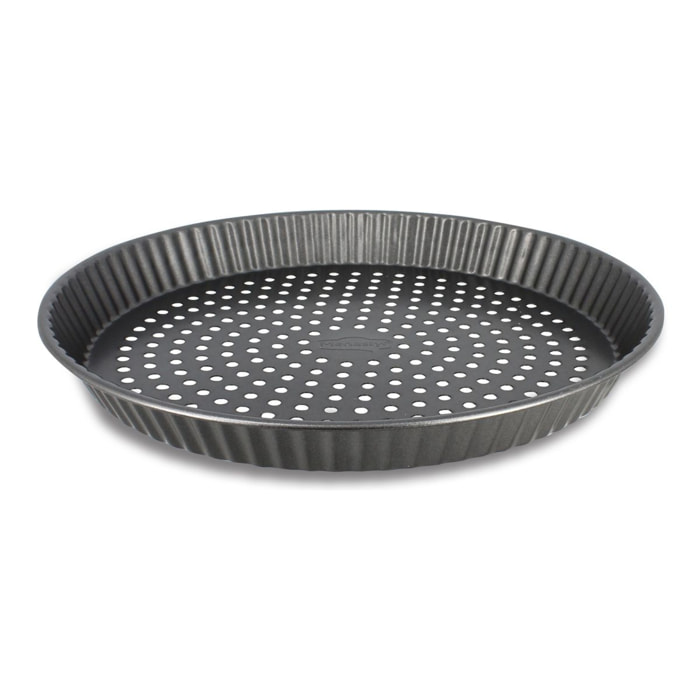 Moule à tarte perforé en acier carbone 30cm AMANDINE