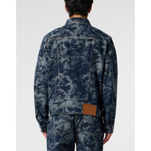 PHILIPP PLEIN Trucker Jacket  All-Over Skull Skull