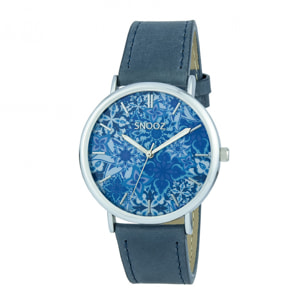 Reloj Snooz SAA1041-72 Unisex Analogico Cuarzo con Correa de Piel