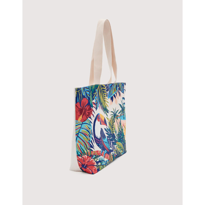 Bolso De Playa Multicolor - Puersi