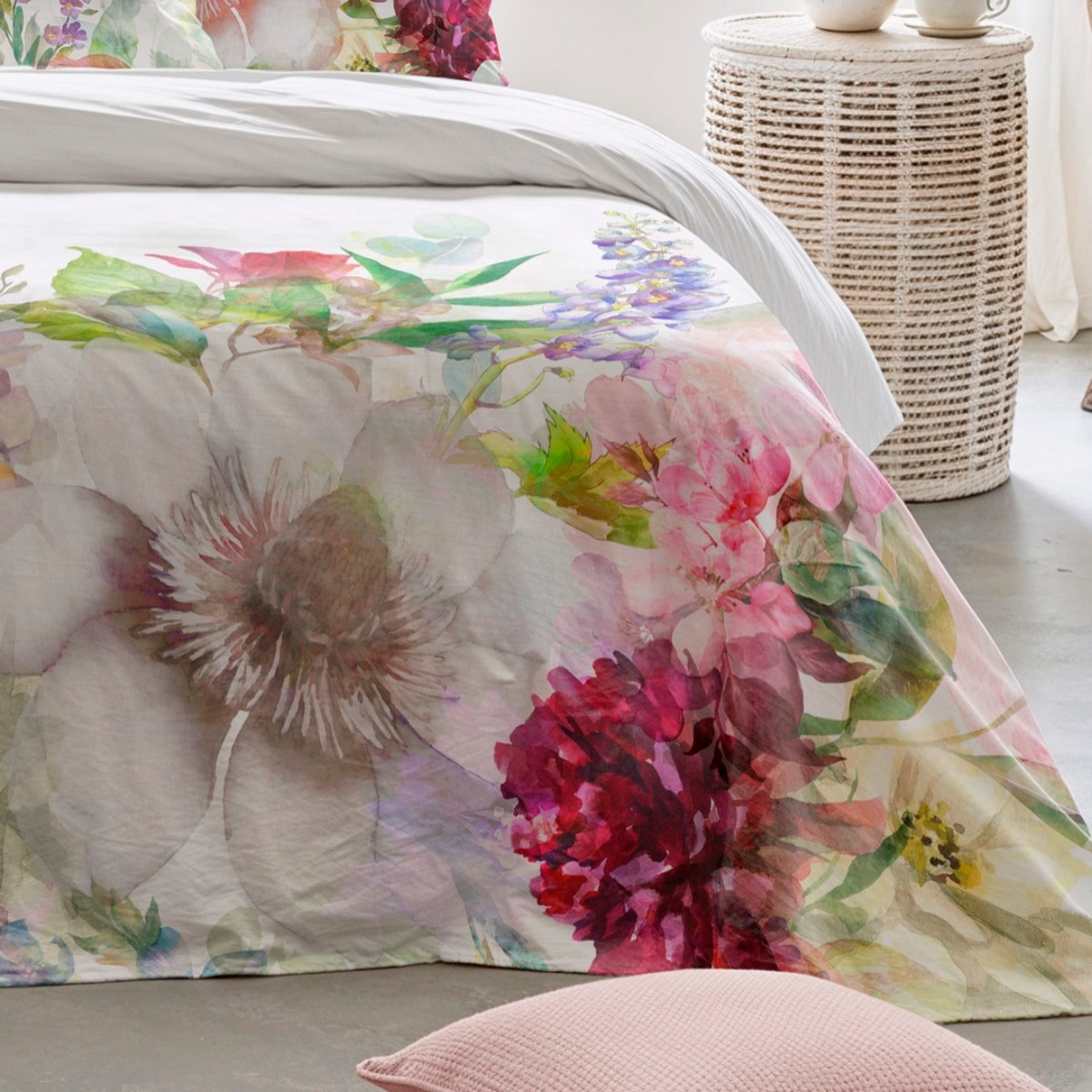 Funda nórdica 100% algodón 200 hilos Peony Rose