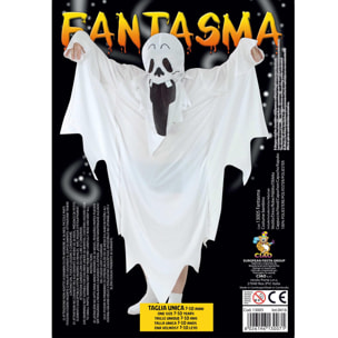 Costume Halloween Fantasma Bianco Bambino