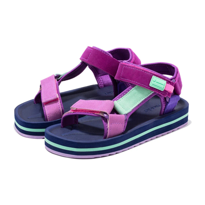 Sandalias Mujer Forest High Franjas Multicolor