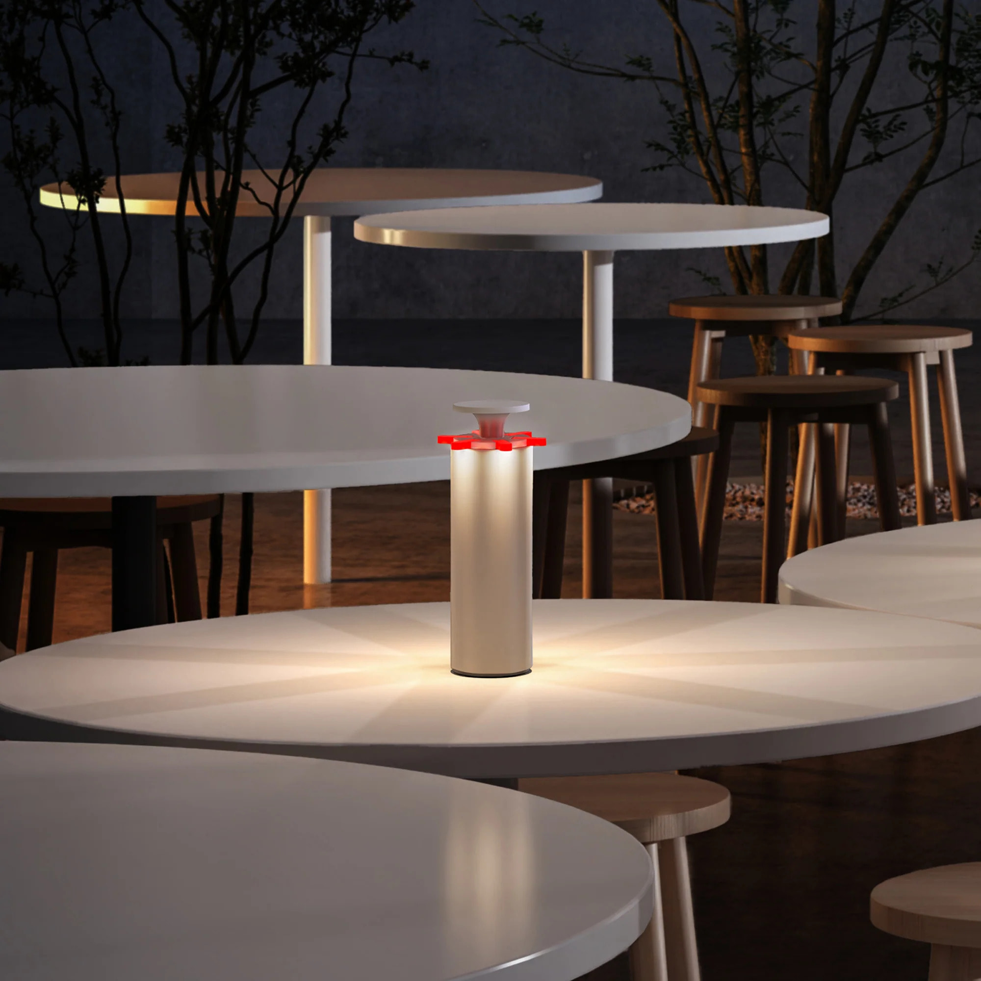 Lampe de table sans fil FIREWORK H24CM