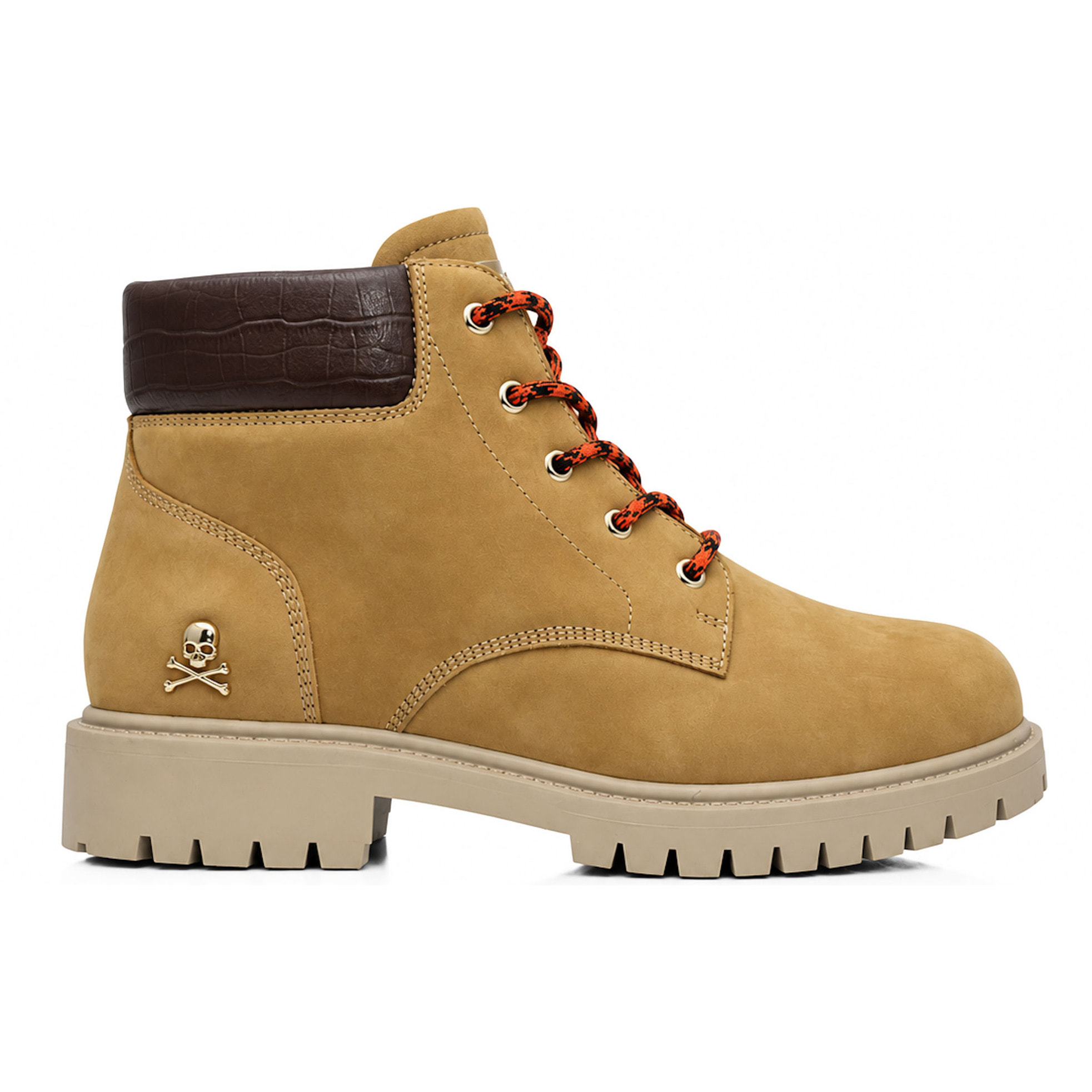 PHILIPP PLEIN Botines planos COCCO