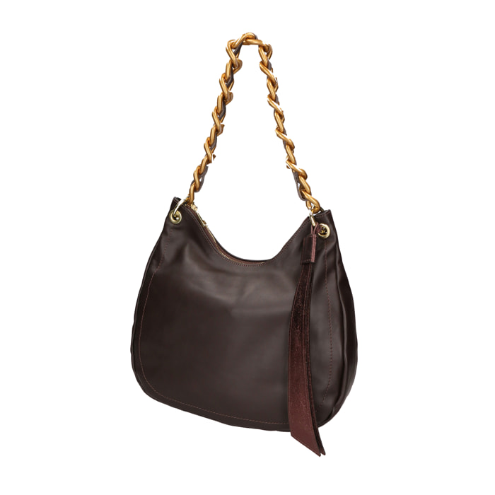 Borsa a spalla Artemisia da donna In Vera pelle Made in Italy 32x24x11 cm