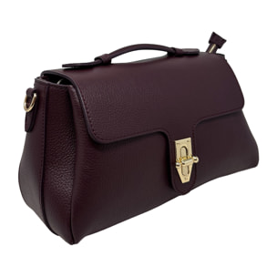 Borsa a Mano Elegante in Vera Pelle Made in Italy