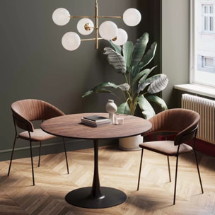 Plateau de table Schickeria noyer Kare Design