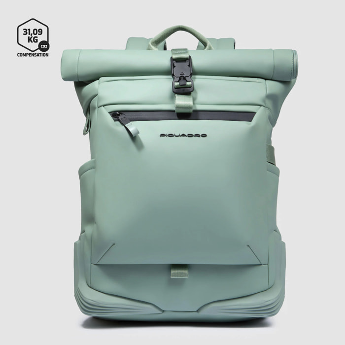 Piquadro Zaino roll-top resistente all'acqua porta pc 15,6