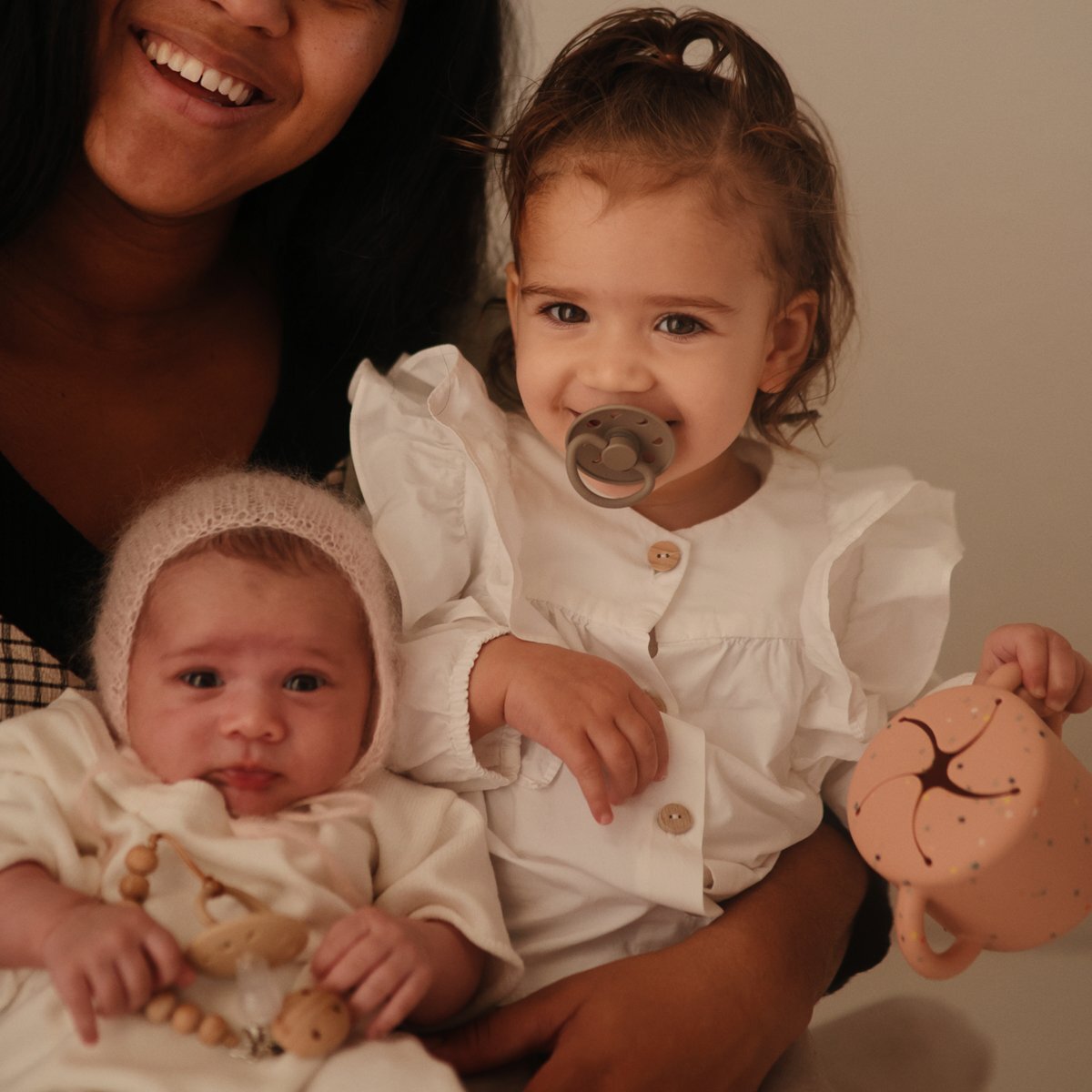 Frigg Pack 2 Chupetes Block Silicona Moon Phase