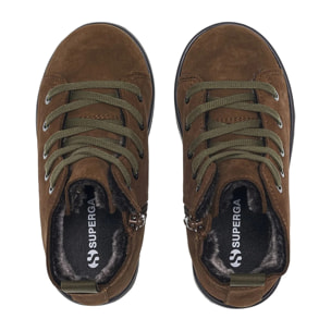 Stivaletti Superga Bambino/a Marrone 3008 Kids Lace-Up Boot Suede